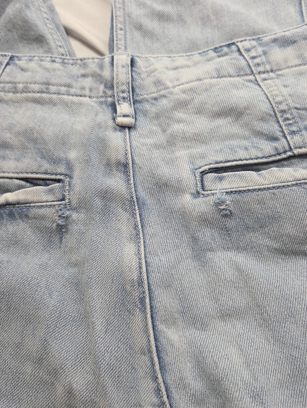 Rag & Bone Size 24 Light Wash Wide Leg Women's Jeans High-Rise Arianna Palazzo - Picture 9 of 11